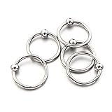 10pcs Captive Bead Rings 16g 3mm Balls Ear Belly Lip Eyebrow Nipple Hoop BCR Lot Wholesale