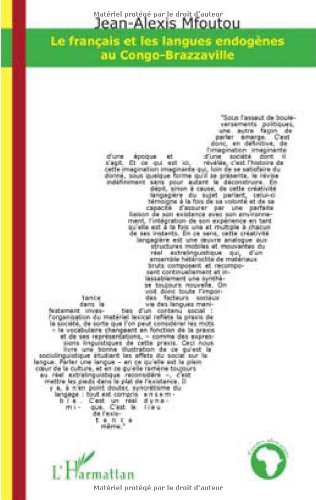 Le  français et les langues endogènes au Congo-Brazzaville