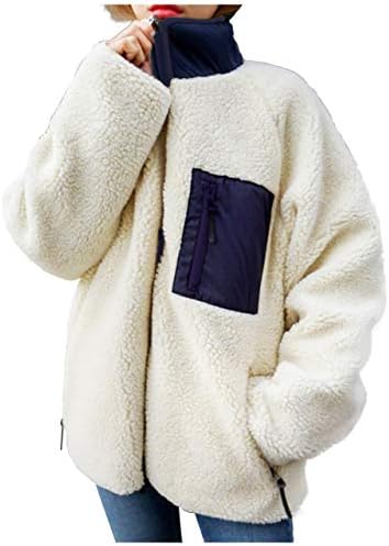 [オジェ] リバーシブル ボアブルゾン もこもこ アウター あったか 冬用 ポケット付き かわいい カジュアル M~XL 2カラー