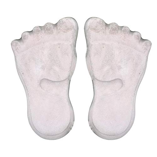 Mikolot Stone Mold - Plastic DIY Path Maker Brick Mold Concrete Molds for Stepping Stones Garden Pavement Mold (Feet Print)