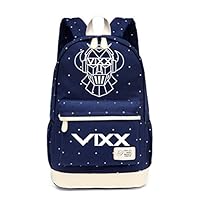 JUSTGOGO KPOP VIXX Backpack Daypack Laptop Bag College Bag Book Bag School Bag (Dark Blue1)