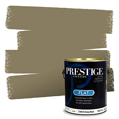 PRESTIGE Paints Exterior Paint and Primer In One, 1-Gallon, Flat, Comparable Ma…