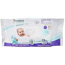 Himalaya Gentle Baby Wipes (72 Count, Pack of 3)