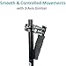 FLYCAM 5000 Handheld Video Camera Stabilizer with Quick Release Plate and Table Clamp, 11 Lbs Capacity