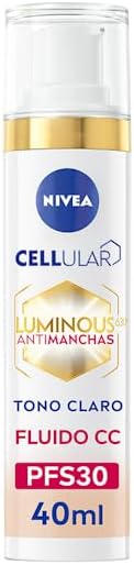 Cellular Luminous630 CC Anti-Flecken-Fluid, SPF30, 3-in-1, CC Cream, dreifache Wirkung, deckt und reduziert Flecken, farbiger Sonnenschutz, alle Hauttypen, helle Farbe, 40 ml