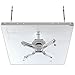 QualGear Pro-AV QG-KIT-S2-3IN-W Projector Mount Kit Accessory Suspended Ceiling 2'x2' Adapter, White