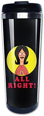 Bob Burgers Linda All Right! Travel Mugs Stainless Steel Coffee Cup