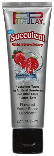 ForPlay Succulents Personal Lubricant, Wild Strawberry, 2.2 Fluid Ounce