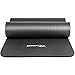 REEHUT 1/2-Inch Extra Thick High Density NBR Exercise Yoga Mat for Pilates, Fitness & Workout w/Carrying Strap (Black)