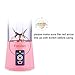 Foruisin Portable Personal Blender, Household Juicer fruit shake Mixer -Six Blades, 380ml Baby cooking machine with USB Charger Cable (Pink)