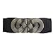 Womens Retro Wide Elastic Stretch Metal Buckle Waist Belt Waistband