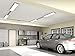 ANTLUX 4FT LED Wraparound Light Fixtures 4800 Lumens, 4000K 4 Foot LED Light, 40W(100W Eqv.) Flush Mount Linear Ceiling Garage Shop Lights for Laundry Room, Workshop, Kitchen, ETL Listed, 4 Pack