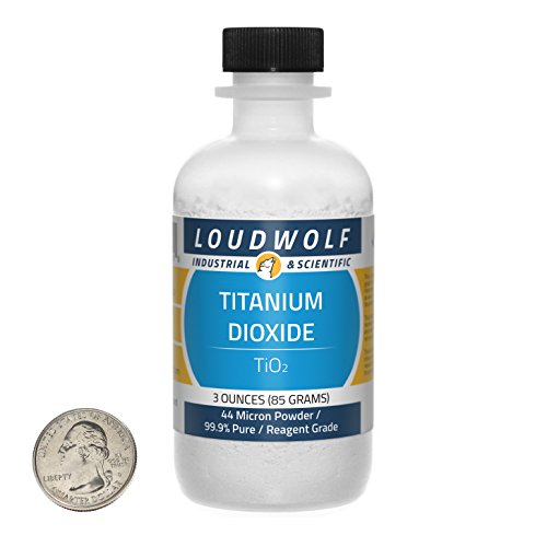Titanium Dioxide/Fine Powder / 6 Ounces / 99.9% Pure