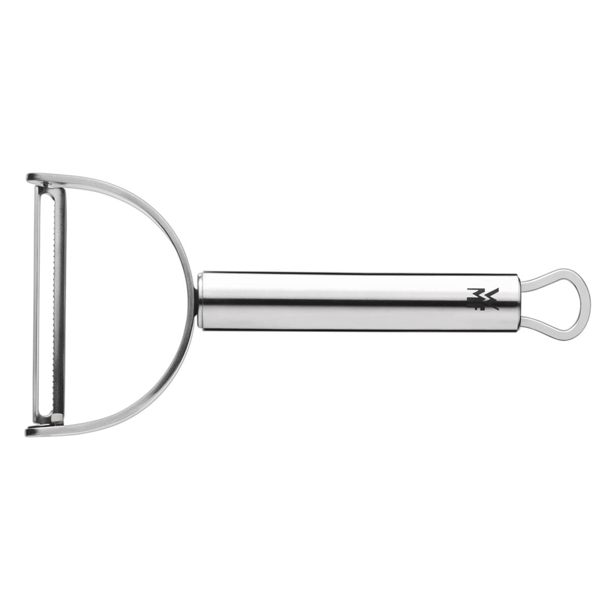 WMF Profi Plus XL Peeler 17.5 cm, Vegetable Peeler Rustproof Cromargan Stainless Steel Partially Matted Plastic, Dishwasher Safe
