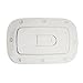 E-Autogrilles Triple Chrome Plated ABS Fuel Gas Door Cover for 11-16 Jeep Grand Cherokee (66-2107)