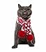 BINGPET Pet Costume Accessories Knit Christmas Reindeer Scarf and Hat Set for Pet from Small to Large