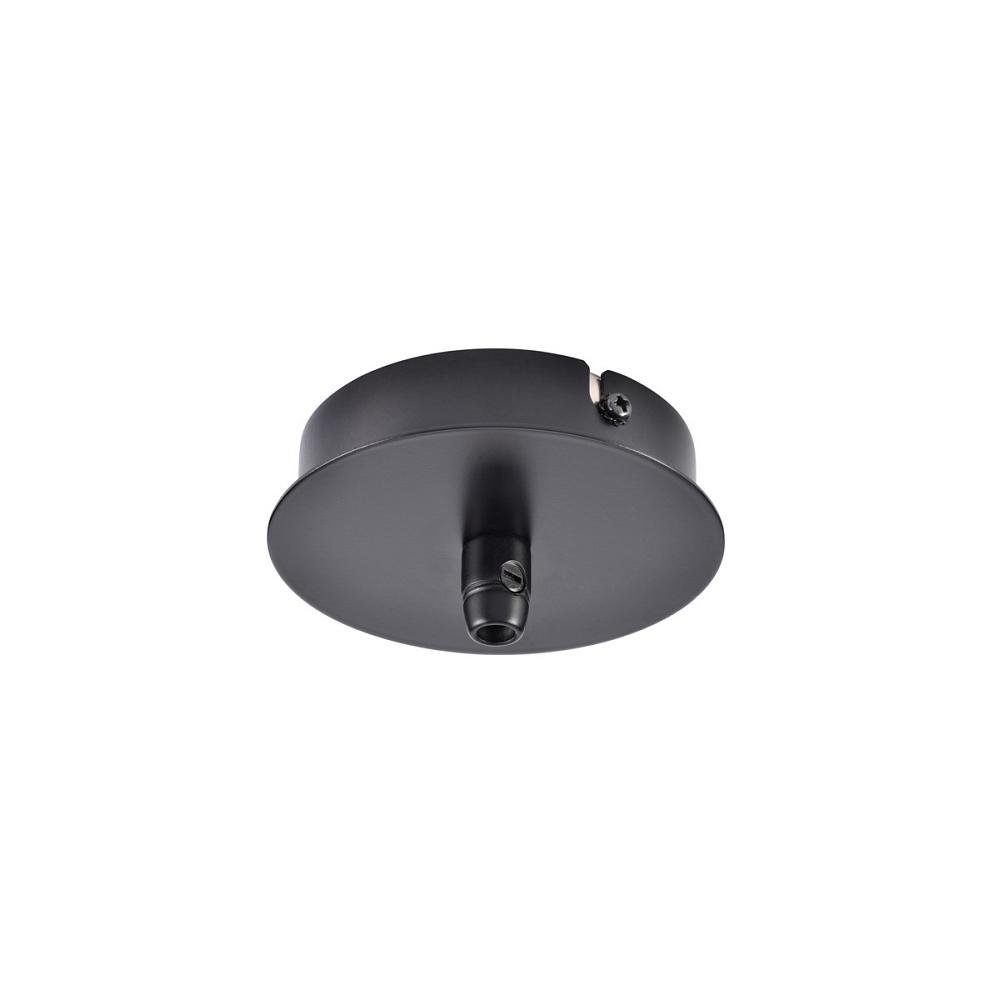 SLV Ceiling Rosette FITU 1er Rose Round incl. Strain Relief/Black