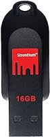Strontium Pollex 16GB USB Pen Drive (Black/Red)