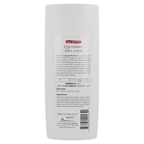 Sebamed Age Defense Q10 Firming AntiAging Body Lotion pH 5.5 with