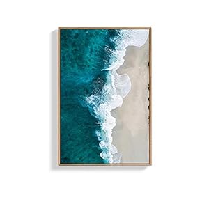 Framed Canvas Wall Art for Living Room, Bedroom Seaside Canvas Prints for Home Decoration Ready to Hang - 16x24 inches