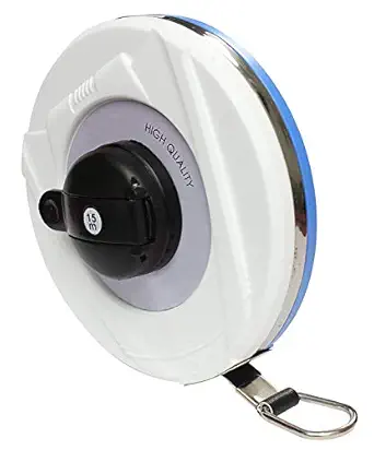 Toyshine Plastic Fiberglass Measuring Tape - (15m, Multicolour) (SSTP)