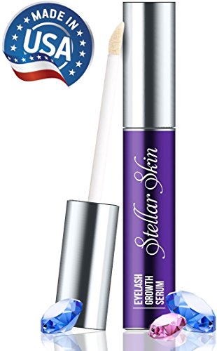 Eyelash Growth Serum Lash Boost - Natural Ingredients Strengthen & Enhance Your Brows & Lashes, Advanced Apple Stem Cell Technology is Best Enhancer to Grow Fuller, Longer Eyelashes. Made in the USA.