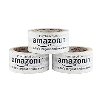 DCG pac Amazon Branded Packaging Tape - Pack of 12