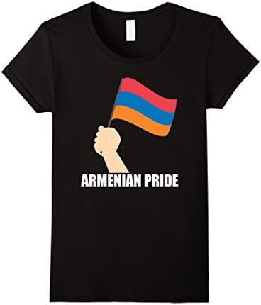 Womens Logiamerch: Armenian Pride Armenia Flag T-Shirt Small Black