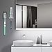Toothbrush Holder Wall mounted Toothpaste Cup and Razor holder save space keep dry stainless steel strong adsorb 3M Adhesive 304 Stainless Steel for Bathroom or Kitchen Counter (3 pack) (3 Pack)