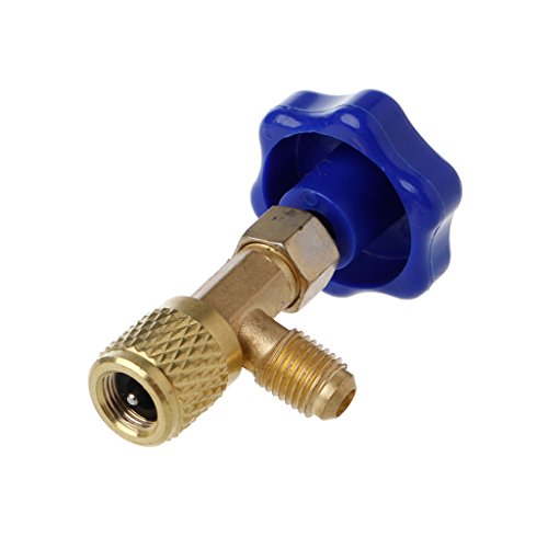 Autone 1/4 SAE Auto AC Can Tap Valve Bottle Opener For R22 R134a R410A Gas Refrigerant - Thumbnail 3