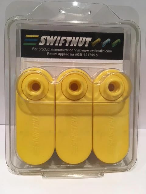 SWIFTNUT Nut-Runners for Threaded Rod Using Cordless Drill, Pack of 3 for 6mm (M6) Nuts
