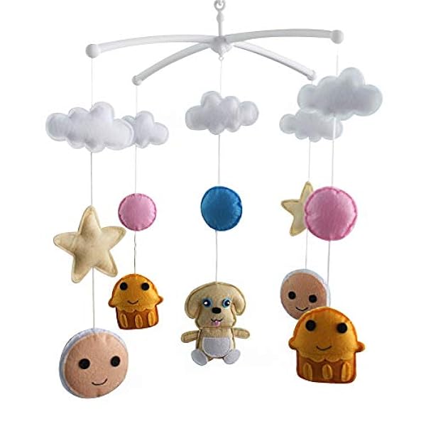 Mobile Musical Mignon Pour Bebe Avec Cloche Et Musique Douce Chien