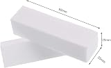 Metagio 10 Pcs Nail Buffer Block White 95x25x25mm Professional Salon view 2