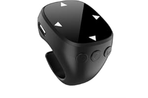 Tiktok Scrolling Ring,Touchpad Screen Fingertip Control Bluetooth Page Turner,Mini Wireless Finger Ring Scroller Air Mouse Ca