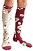 Compression Socks (1 pair) by A-Swift - Mismatched, Fun, Unisex - (Chicken & Egg, L/XL)