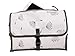 Diaper Clutch with Extra Long Waterproof Detachable Changing Pad for Baby Newborn Infant,Diaper Bag Foldable Mat & Built-in Head Cushion Portable Changing Station for Travel and Home … (White&Grey)