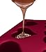 Eco-Friendly 15 - Cavity Silicone Heart Mold - Heart Pan for Making Homemade Chocolate, Candy, Gummy, Jelly, and More - Burgundy Wine by More Cuisine Essentials