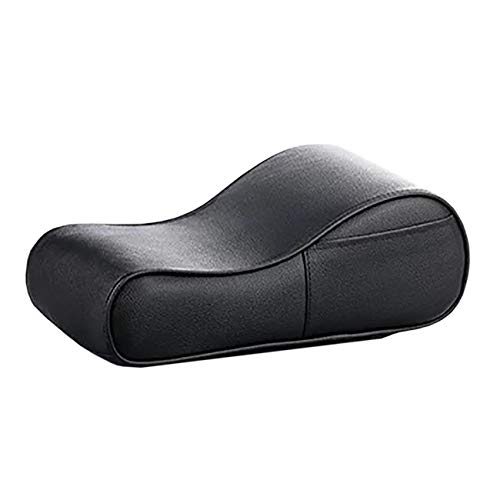 Universal Auto Center Console Armrest Pillow Cover Pad, Memory Foam Car Armrest Cushion Protector With Phone Holder Storage Bag Seat Box Waterproof for Most Vehicle SUV Truck (Black) - Thumbnail 7