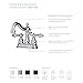 Builders Shoppe 2026TB Two Handle Centerset Lavatory Faucet with Pop-Up Drain Oil Rubbed Bronze Finish