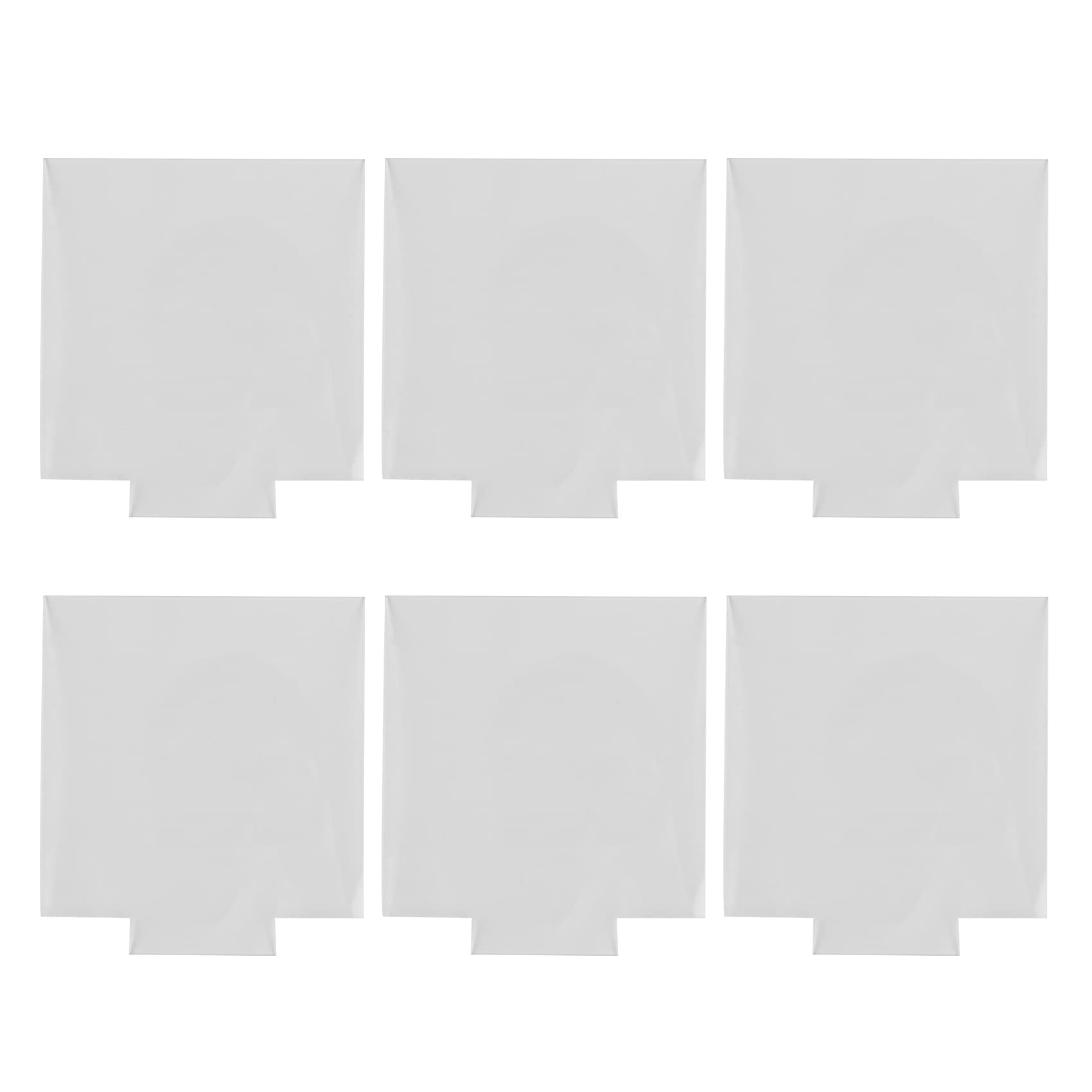 ZDSFSD Acrylic Sheet Clear Cast for LED Light Base Table Signs DIY Display Projects Craft Led Lights for Projects 6 Pieces