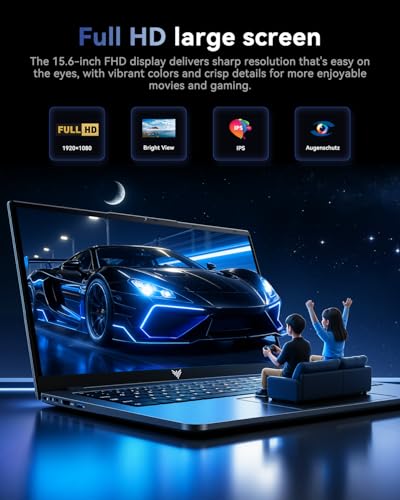 ACEMAGIC Gaming Laptop Intel Core i5-12600H Laptop Computers, 15.6-in 16GB DDR4 512GB NVMe SSD Intel Laptops Notebook-PC, Numeric Keypad WiFi 6 Win-11 Pro BT5.2 HDMI Type-C USB-3.2 Webcam 3.5mm Audio