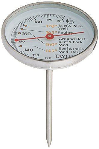 Taylor Meat Thermometer Meat 120 To 200 Deg F 2-3/4