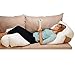 Contour Flip Pillow - 10-in-1 Rest Positions Wedge Pillow for Gentle, Plush Elevation for Back, Knees, Legs or Stomach Support Comfort & Relief - Standard Size (20 inch Width - Pillow ONLY)