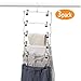 HAIMST 6 Tire Skirt Hangers with Clips Pants Hanger Space Saving Multi Layer Skirt Hanger for Pants, Slacks,Jeans Closet Hanger Organizer (3-Pack)
