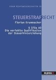 Image de § 370a AO - Die verfehlte Qualifikation der Steuerhinterziehung (German Edition)