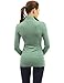 PattyBoutik Mama Zip Collar Maternity Tunic Top