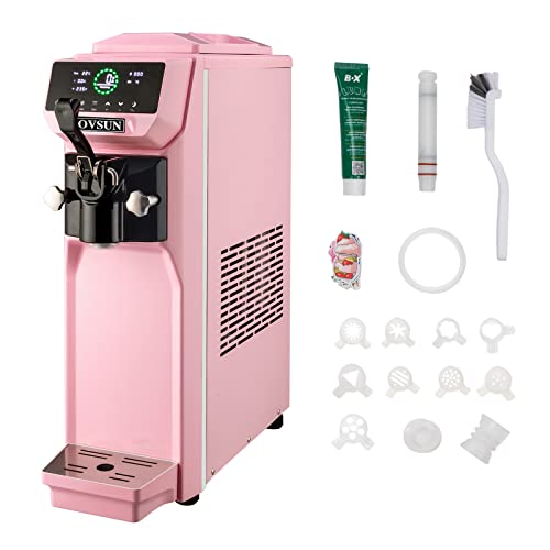 pink soft serve ice cream machine