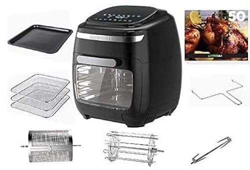 GoWISE USA Air Fryer Oven with Rotisserie and