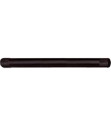 Moen S133BL Duscharm In Matt Schwarz – 20,3 Cm Lang, 1/2" Anschluss, Lebenslange Garantie