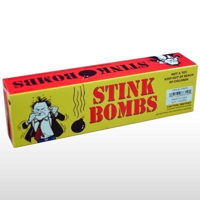 Stink Bombs Yellow Box